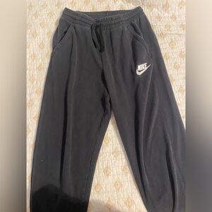 Boys Black Nike Sweatpants